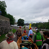 Portaging from Rideau Canal to Ottawa River 